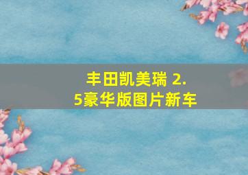 丰田凯美瑞 2.5豪华版图片新车